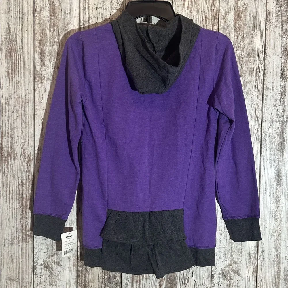 Monster High Girls Zip Up Hooded Sweat Jacket Y2K Hoodie NEW Size XL